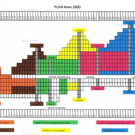 Aime 2000 - 3/4 Pers - Aime 2000 - Partie Chamois - Plagne Aime 2000 Mae-8021 *